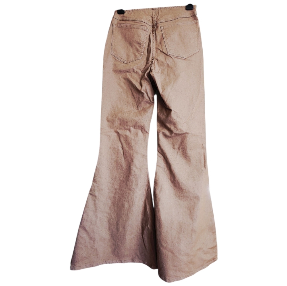 Forever 21 Premium Mid Rise Flare Pants Brown Size S – Retro Y2K 70s Style...